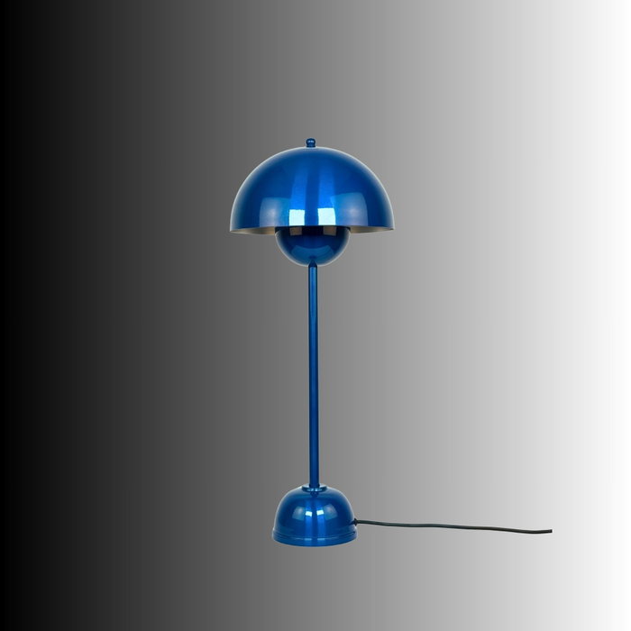 Opviq Lámpara de mesa de metal Azul Opviq Lámpara de mesa de metal Azul
